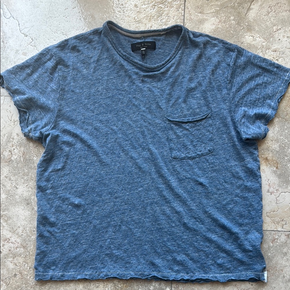 Polo by Ralph Lauren Men's Blue T-Shirt